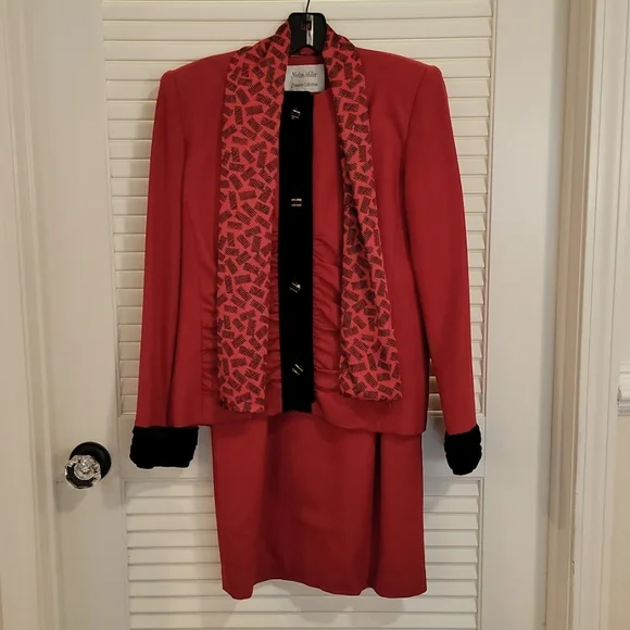 vintage Nicole Miller 1B tuxedo jacket Vintage Nicole Miller Black